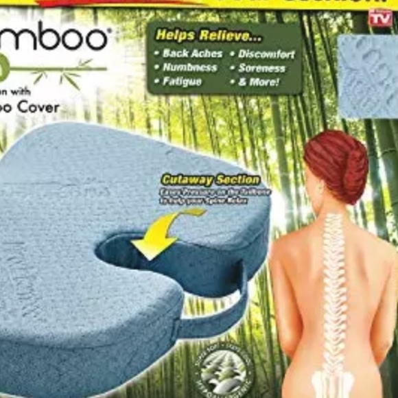 Ontel Other New Miracle Bamboo Cushion Orthopedic Memory Foam